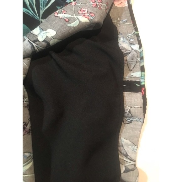 Tommy Hilfiger Floral Pleated Black, Green Red  Fit Flare Dress Size 6 - Picture 11 of 11